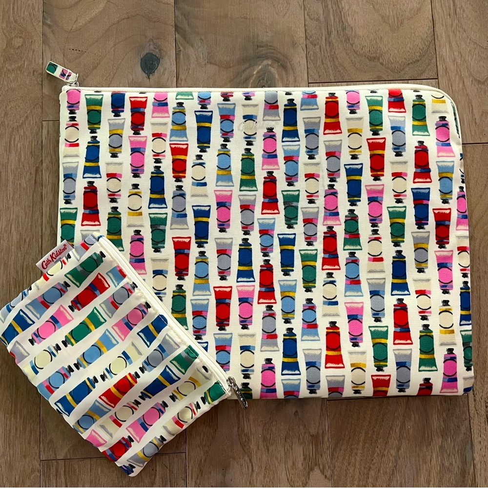 Cath Kidston Laptop Case w matching pouch